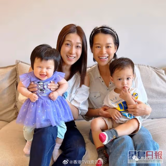 鍾嘉欣湊三子女會胡杏兒一家五口!網民提議搵埋鄭嘉穎陳豪兩家儲夠一打小朋友