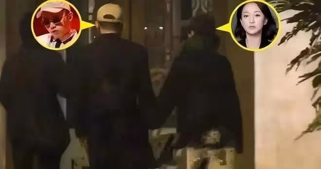 周迅與男友外出聚餐,被卓越甜蜜攬腰摟肩,跪地磕頭教小朋友朝拜