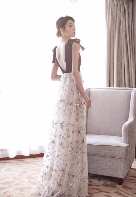 女明星黑色禮服：倪妮大膽，孫怡誘惑，柳岩讓我迷失了！