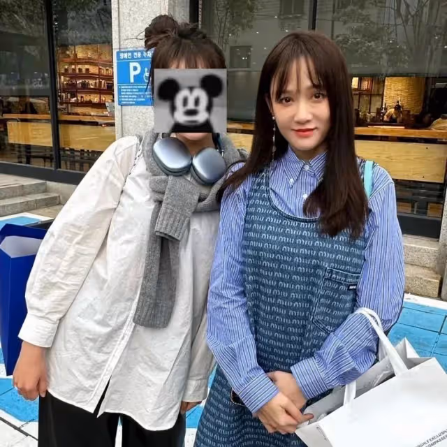 陳喬恩韓國遊玩被偶遇，衰老明顯，曬合照網友遭網暴