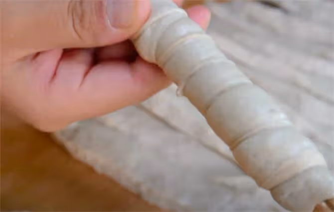烤麵筋最簡單做法，不用洗面，半斤粉能做30串，香辣開胃超過癮