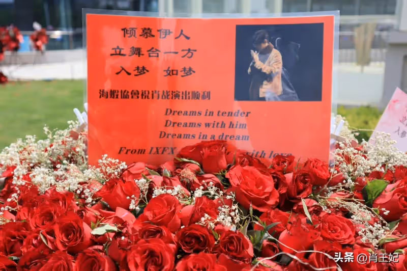 好美麗又浪漫的花海，是對肖戰深深的愛意
