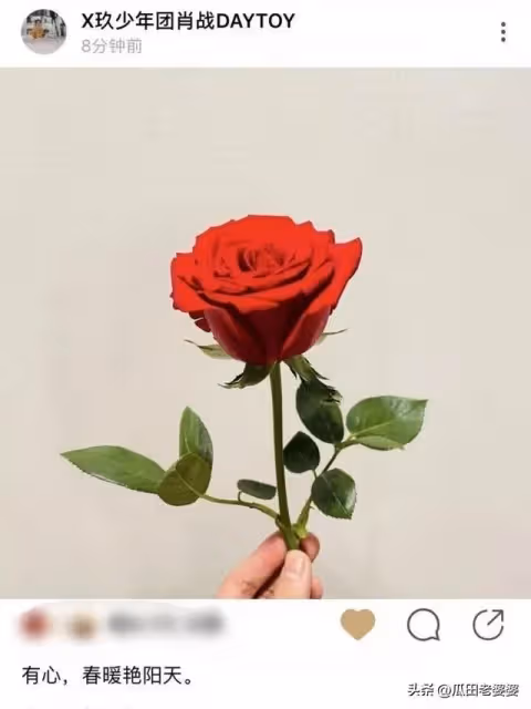粉絲傾一城之花贈肖戰,再把花海的愛發出去!