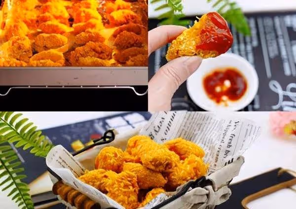 烤箱版酥脆雞米花少油減脂,多吃不怕胖~