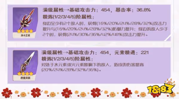 原神香菱聖遺物及武器搭配推薦 香菱聖遺物及武器怎麼搭配