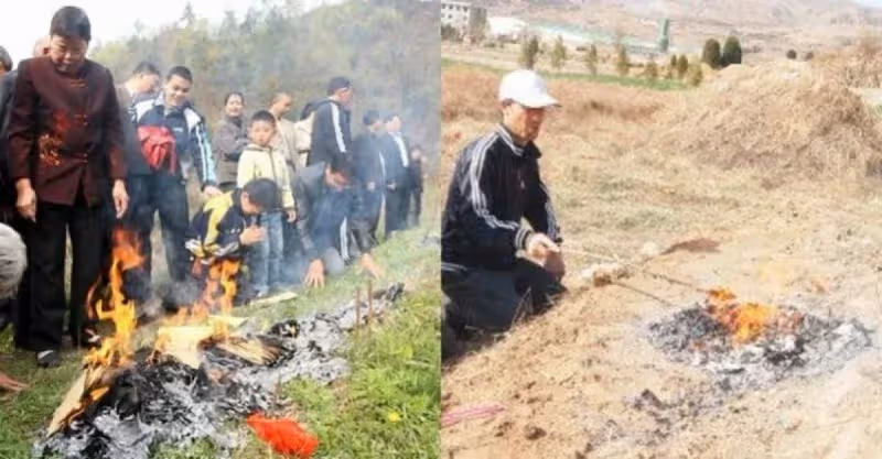 他每年給爺爺奶奶掃墓時，都會順手清理「隔壁沒墓碑的老墳」10年後正在掃墓時「一位老爺爺走向他」開口讓他震驚到說不出話