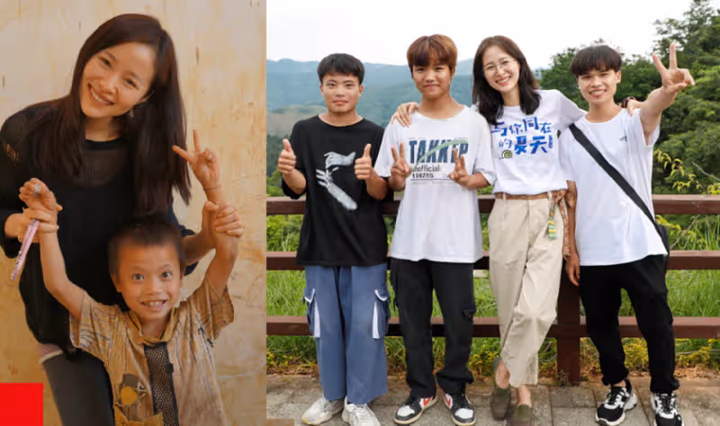 江一燕定居農村住瓦房,攜婆婆女兒摘桑葚,門口種桑樹被指不吉利