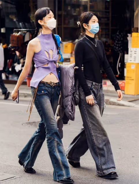 女人褲子究竟穿「緊」還是穿「寬」？讓廣州女生的街拍告訴你答案