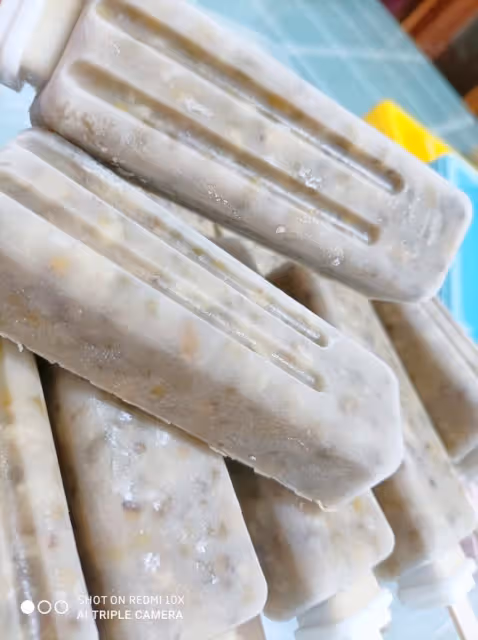 自製綠豆棒冰