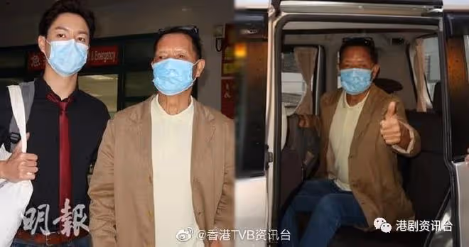 突發!71歲吳大強受訪時突然暈倒,TVB小生趕去醫院接爸爸