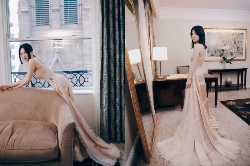 Met Gala 宋慧喬素顏穿上洋裝,宛如少女一般動人!