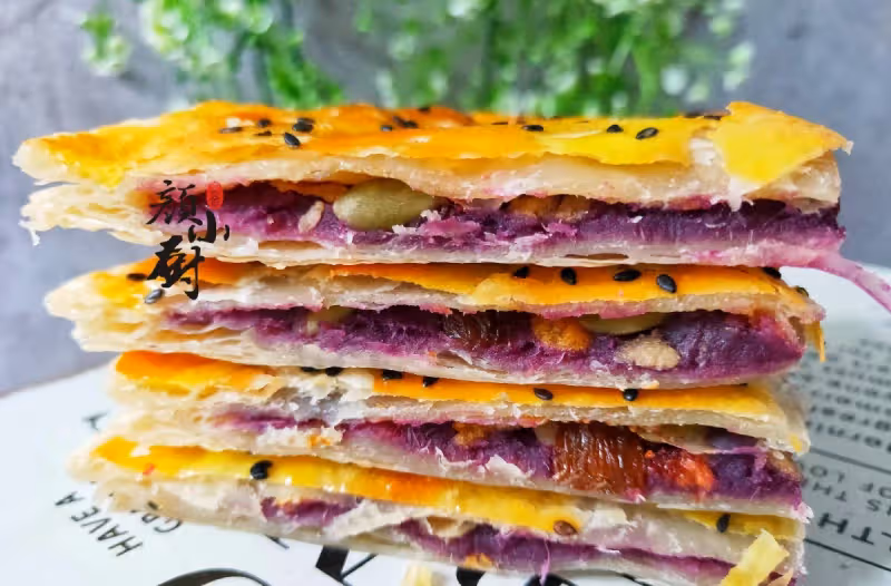 想吃酥餅太容易,不揉面不油炸,簡單快手又營養,當早餐一級棒~