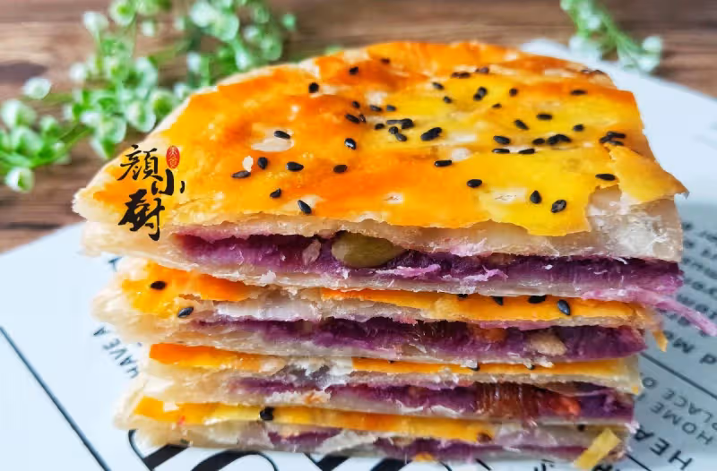 想吃酥餅太容易,不揉面不油炸,簡單快手又營養,當早餐一級棒~