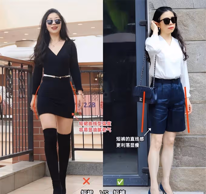 女人上了年紀後,還是穿短褲最舒適好看,記住「3穿3不穿」更優雅