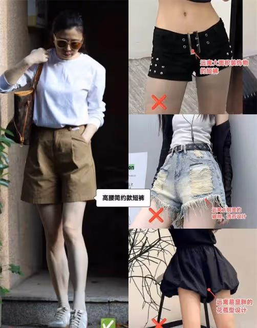 女人上了年紀後,還是穿短褲最舒適好看,記住「3穿3不穿」更優雅