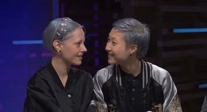 吳卓林國外逛超市被偶遇,留短髮戴耳釘打扮中性,身材消瘦認不出