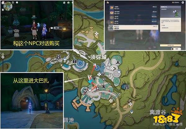 原神帕蒂沙蘭材料採集圖文路線 帕蒂沙蘭突破材料位置圖