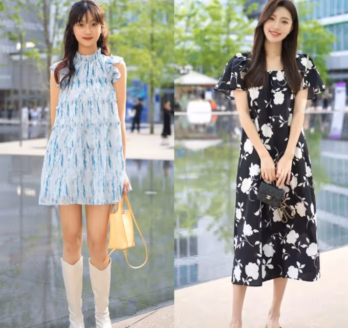 五月穿裙：別配高跟鞋，太土！瞧上海，滿大街這樣搭，又美又優雅