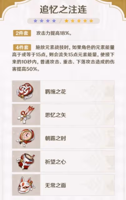 原神胡桃聖遺物推薦 胡桃用什麼聖遺物好