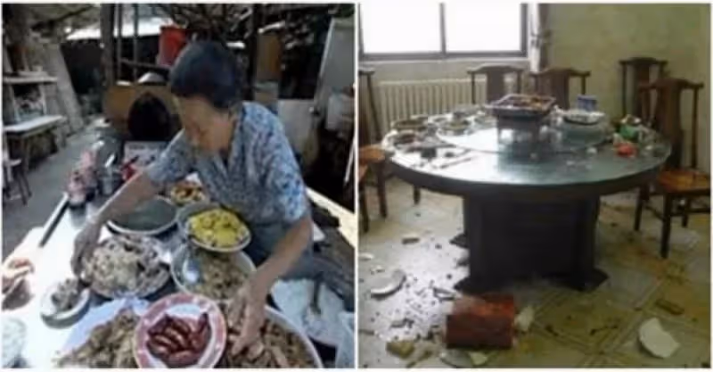 弟妹兒子滿月婆婆被趕到廚房，吃飯時弟妹看到桌上的菜就翻臉，老公氣的掀桌子大罵！