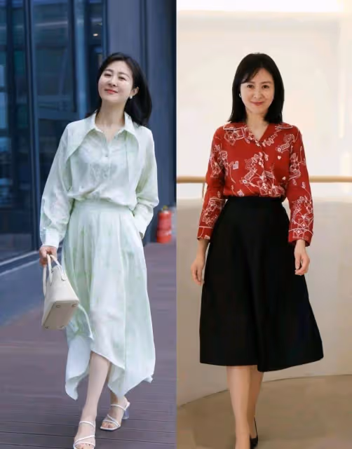 建議上了年紀的女人，裙子儘量不要穿碎花和短裙，其實這些更洋氣