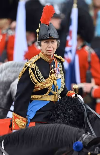 安妮公主騎馬護衛哥哥查爾斯加冕,漠視卡米拉搶風頭,撐威廉哈里