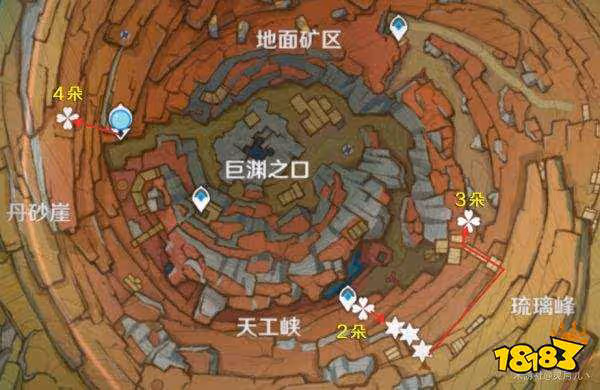 原神琉璃袋採集路線分布圖大全 琉璃袋收集位置分享