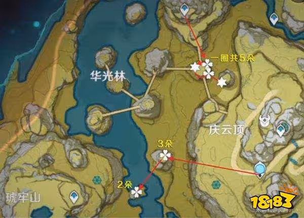 原神琉璃袋採集路線分布圖大全 琉璃袋收集位置分享