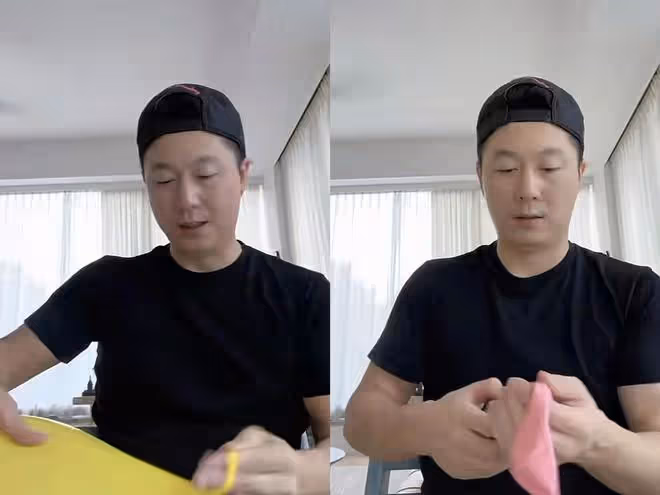 李小鵬為7歲兒子慶生,弟弟五官清秀,11歲奧莉撫摸弟弟溫柔文靜