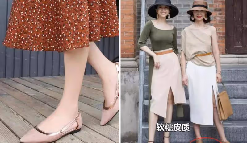 優雅到骨子裡的女人，很少穿褲子+運動鞋，裙子+尖頭鞋更時髦氣質