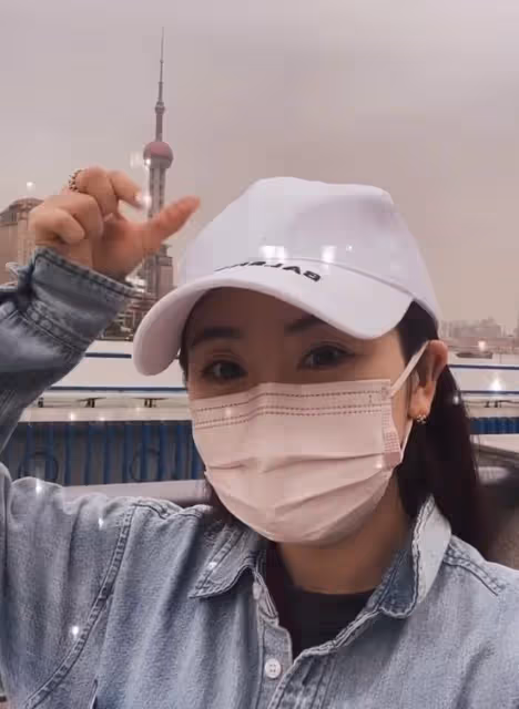 福原愛到上海出席活動心情好，江宏傑也隔空曬起了女兒動態