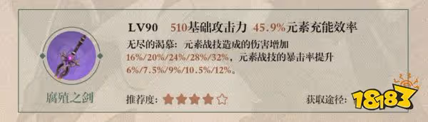 原神楓原萬葉武器推薦 楓原萬葉適合什麼武器