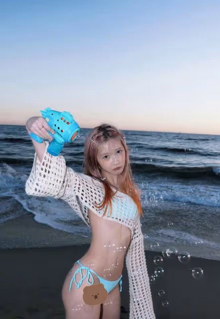 25歲徐嬌曬比基尼美照!纖腰蜜桃臀身材火辣,赴美求學7年剛歸國