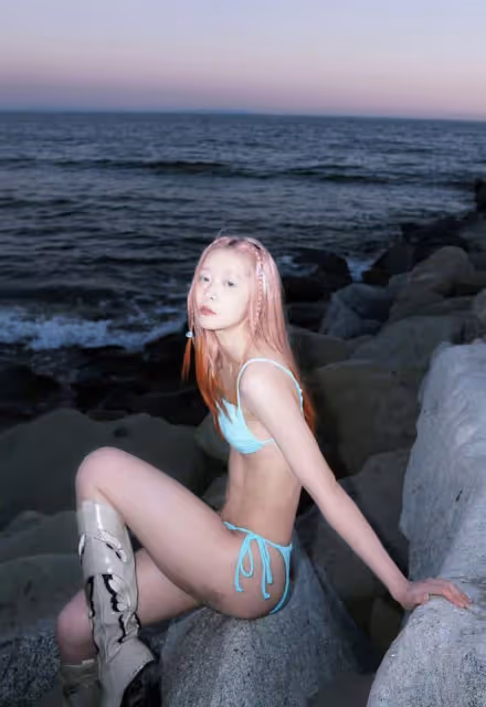 25歲徐嬌曬比基尼美照!纖腰蜜桃臀身材火辣,赴美求學7年剛歸國