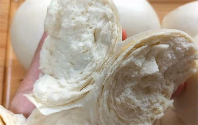 山東戧面饅頭正確做法,關鍵在於戧面,層次分明有嚼勁,越吃越香