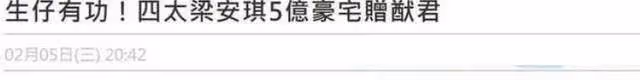 梁安琪188億資產明細首曝光，409套房子、243個車位，兒媳分最少