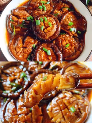 鮮嫩多汁，比鮑魚還好吃紅燒香菇