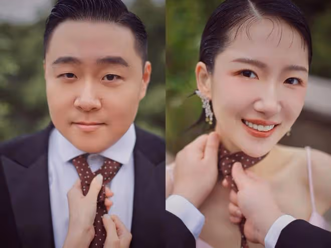 郝劭文曬婚紗照,本月15日將再辦一次婚禮,此前已在台灣宴請賓客