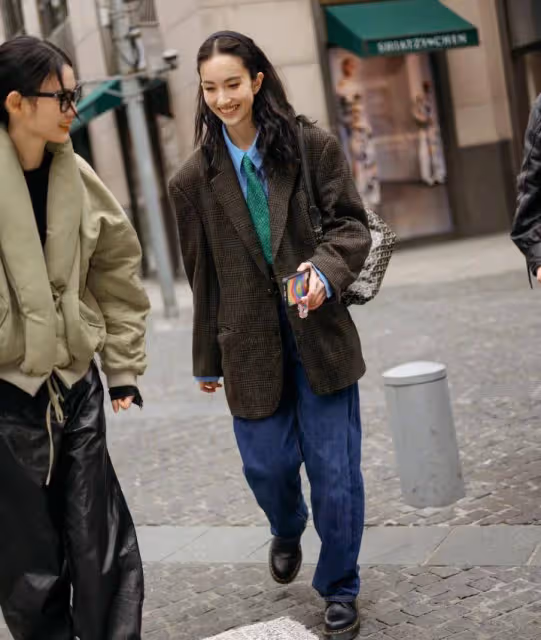 上海女人太會穿，有煙火氣時髦感，每一套都好看