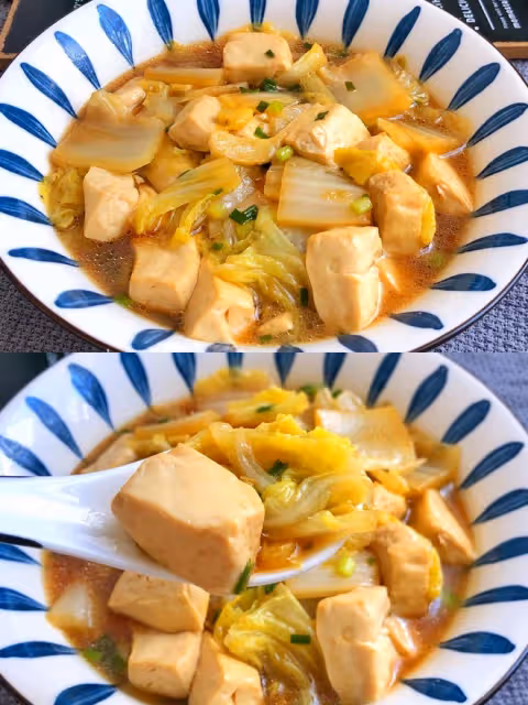 白菜豆腐這樣做😋連湯汁都不剩🔅鮮美又美味