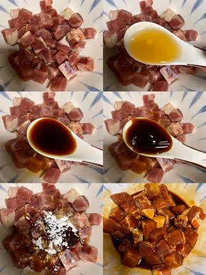 好吃到舔盤的蒜香黑椒牛肉粒