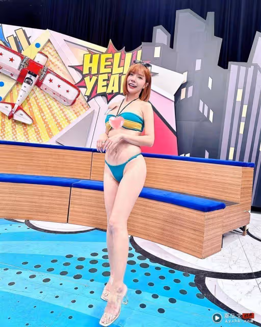 震撼!啦啦隊「最美MC」解放比基尼 林艾融破尺度網看傻:泳褲也太小