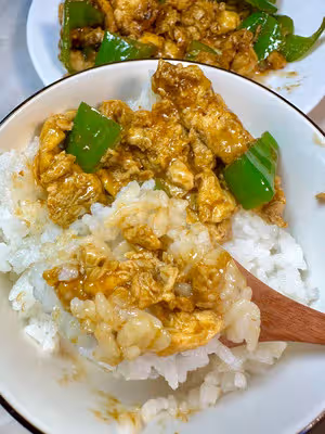超級下飯的青椒炒雞蛋