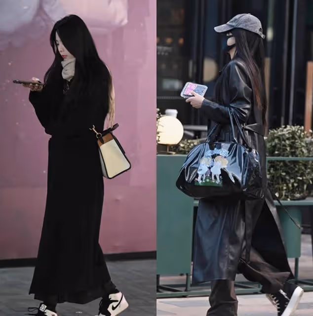 看完北京街拍，才懂什麼是真正的「名媛風」，頭髮微卷，一身乾淨