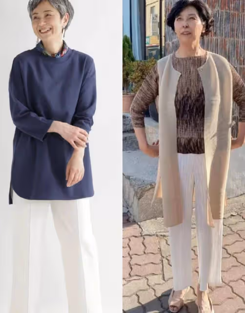 上了年紀的女人，春天儘量不要穿深藍和土棕，換成這些顏色更洋氣