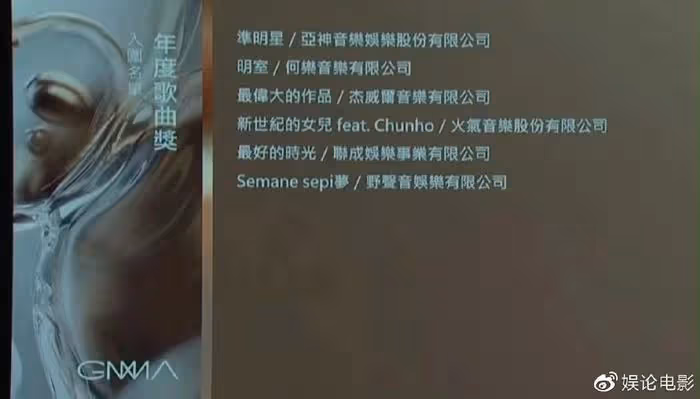 金曲獎提名出爐,徐佳瑩八項入圍,趙雷郁可唯劉柏辛爭奪歌王歌后