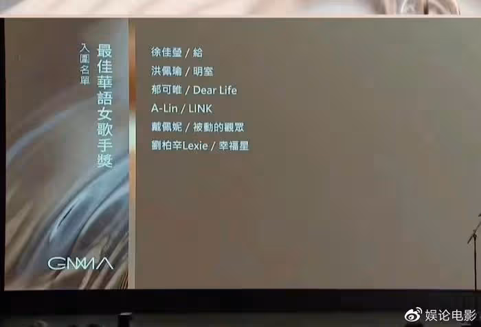 金曲獎提名出爐,徐佳瑩八項入圍,趙雷郁可唯劉柏辛爭奪歌王歌后