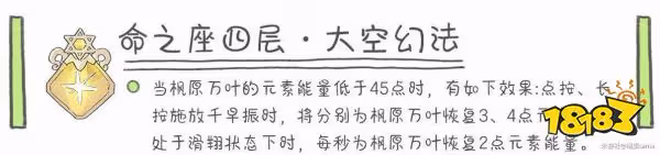原神萬葉命座抽取建議 萬葉命座幾命最好