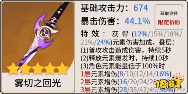 原神艾爾海森四星五星武器推薦 艾爾海森武器選什麼好
