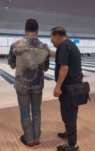 呂良偉約張智霖打保齡球!71歲影帝耐心指導兩人,曾是公開賽冠軍